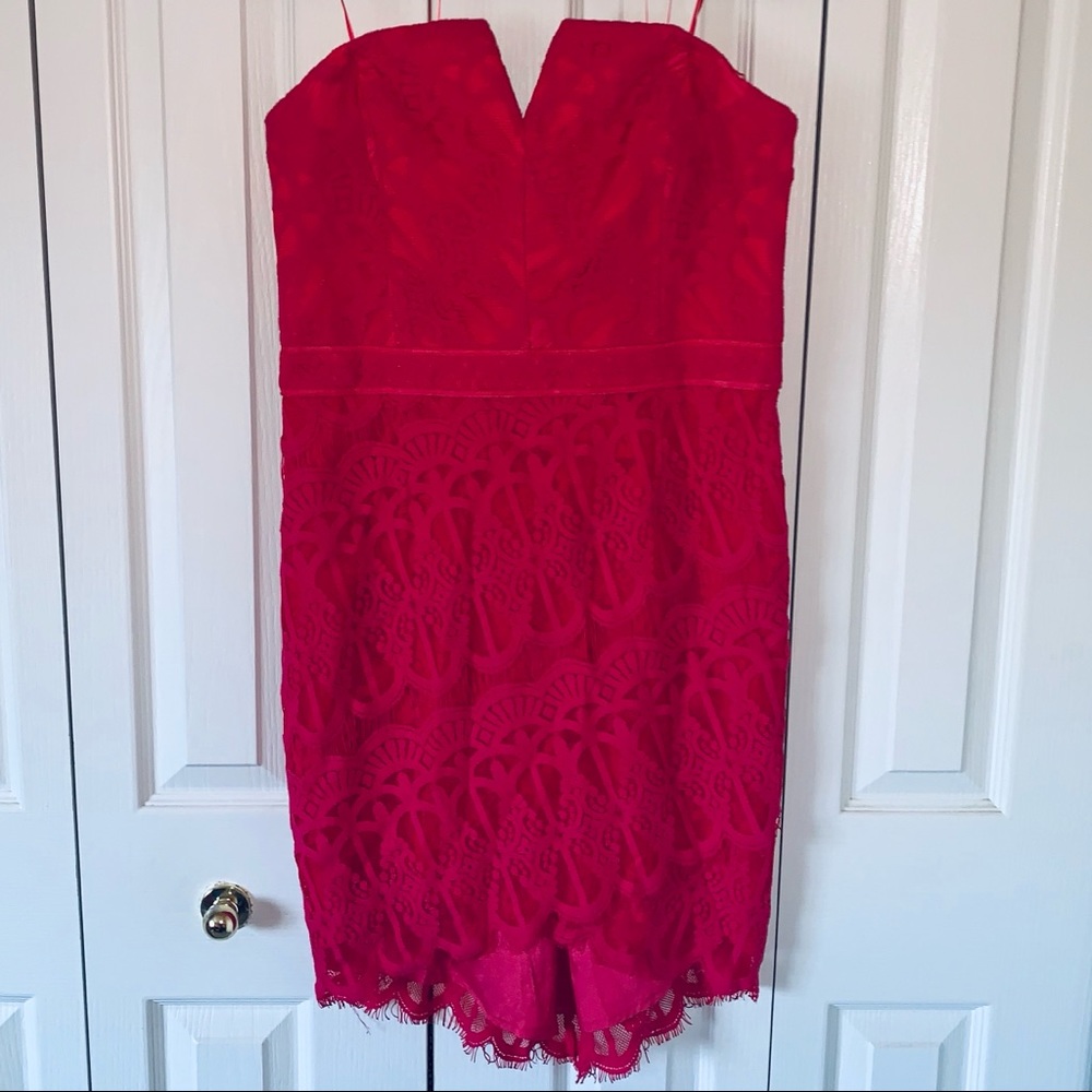 NWT Adelyn Rae Pink Lace Dress!